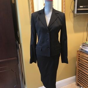 Dolce & Gabbana sz 44 Black Skirt Suit NWOT